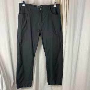 Eddie Bauer 38x32 Dark Gray TRAVEX Pants Side Zip Pocket